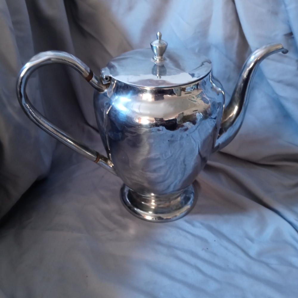 Solver Plated Tea Pot #Valentine's